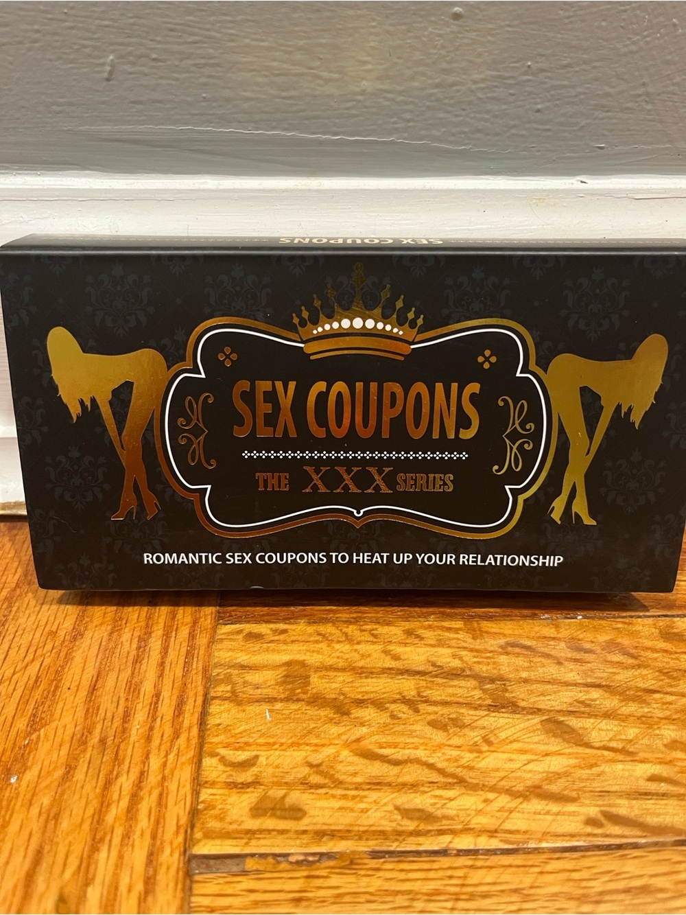 Romantic Coupon Set - Black & Gold Intimate Vouchers